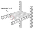 Ripiano completo lunghezza  120 x  Profondità 50 cm per scaffalature metalliche industriali - PORTATA RIPIANO 205 Kg - immagine 3