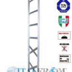 Spalla per scaffalature metalliche completa di diagonali , distanziali e basi Alta 300 cm Prof 30 cm Portata 1500kg