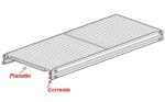 Ripiano completo lunghezza  120 x  Profondità 30 cm per scaffalature metalliche industriali - PORTATA RIPIANO 320 Kg - immagine 3