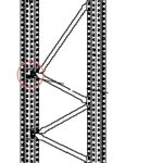 TS6) SPALLA COMPLETA ALTEZZA 200 PROFONDITA' 90 CM PORTATA 12450 Kg
