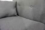Divano Letto Sofa 192x90x84cm Divanetti 2 Piazze con Allungo Colore Grigio ITALFROM® - immagine 4