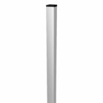 Palo Tubolare Quadro Bianco 50X50 mm -  Altezza Palo 230 cm - Completo di 3 Piastrine