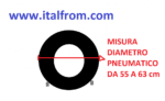 SCAFFALATURA PORTA-GOMME COMPLETA LUNGHEZZA 1,90 METRI , ALTEZZA 2,00 MT , PROFONDITA' 30 CM CON 3 LIVELLI DI CARICO - immagine 3