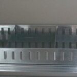 CASSETTIERA ZINCATA PER RIPIANO L 150 X  P 30 CM PER MINUTERIE,FERRAMENTA,IDRAULICA ecc