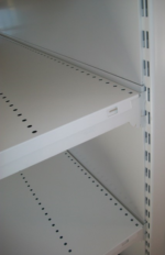 z MODULO CONTINUATIVO Scaffale murale  L 133, H 250 , Prof. 40 CM, base + 4 ripiani - immagine 3
