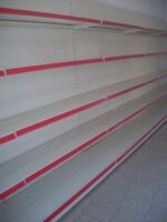 SCAFFALATURA MURALE COMPLETA LUNGHEZZA 10,80 MT , H 200 CM , PROF.40 CM , BASE + 5 RIPIANI - immagine 2