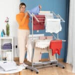 Stendibiancheria Elettrico Pieghevole con Flusso d'Aria Naturale Dryllon InnovaGoods 24 W 12 sbarre - immagine 2