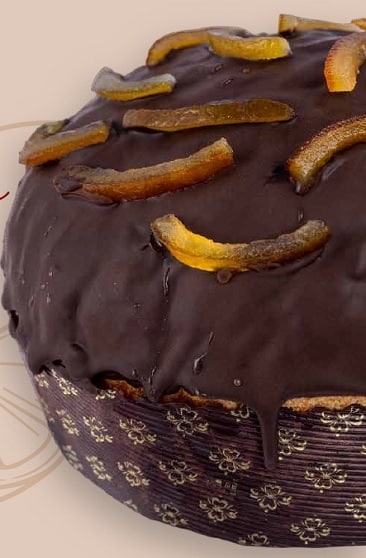 panettone artigianale arancia e cioccolato