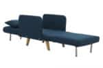 Divano Poltrona Letto Light Sofa 65x73x81cm Vari Colori Divanetti 1 Piazza ITALFROM® - immagine 3