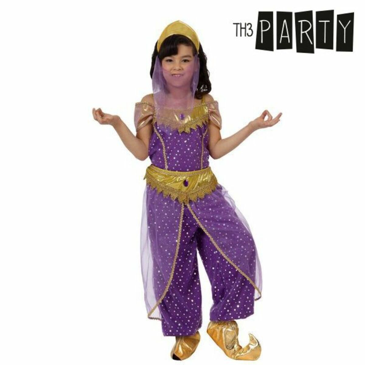 8422259121640_0_P04.jpg Costume per Bambini Th3 Party Viola (3 Pezzi) Taglia 7-9 Anni - immagine 1