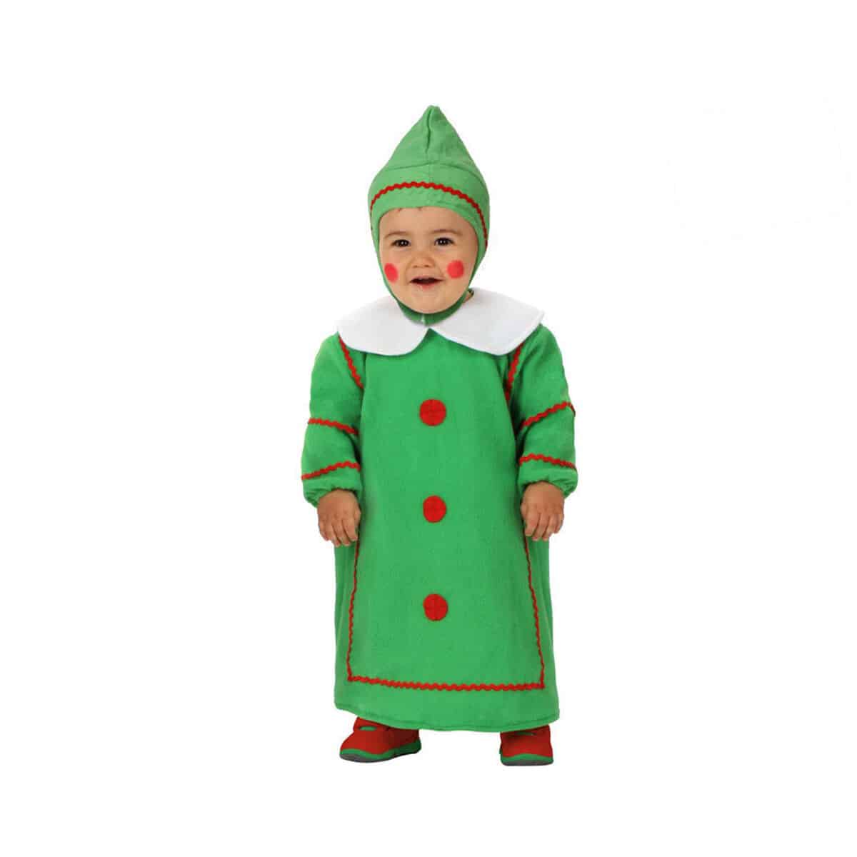 8422259127826_S1101047_P04.jpg Costume per Neonati Th3 Party Verde Natale Taglia 6-12 Mesi - immagine 1