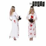 Costume per Adulti Th3 Party Bianco Assassino (2 Pezzi) Taglia XS/S