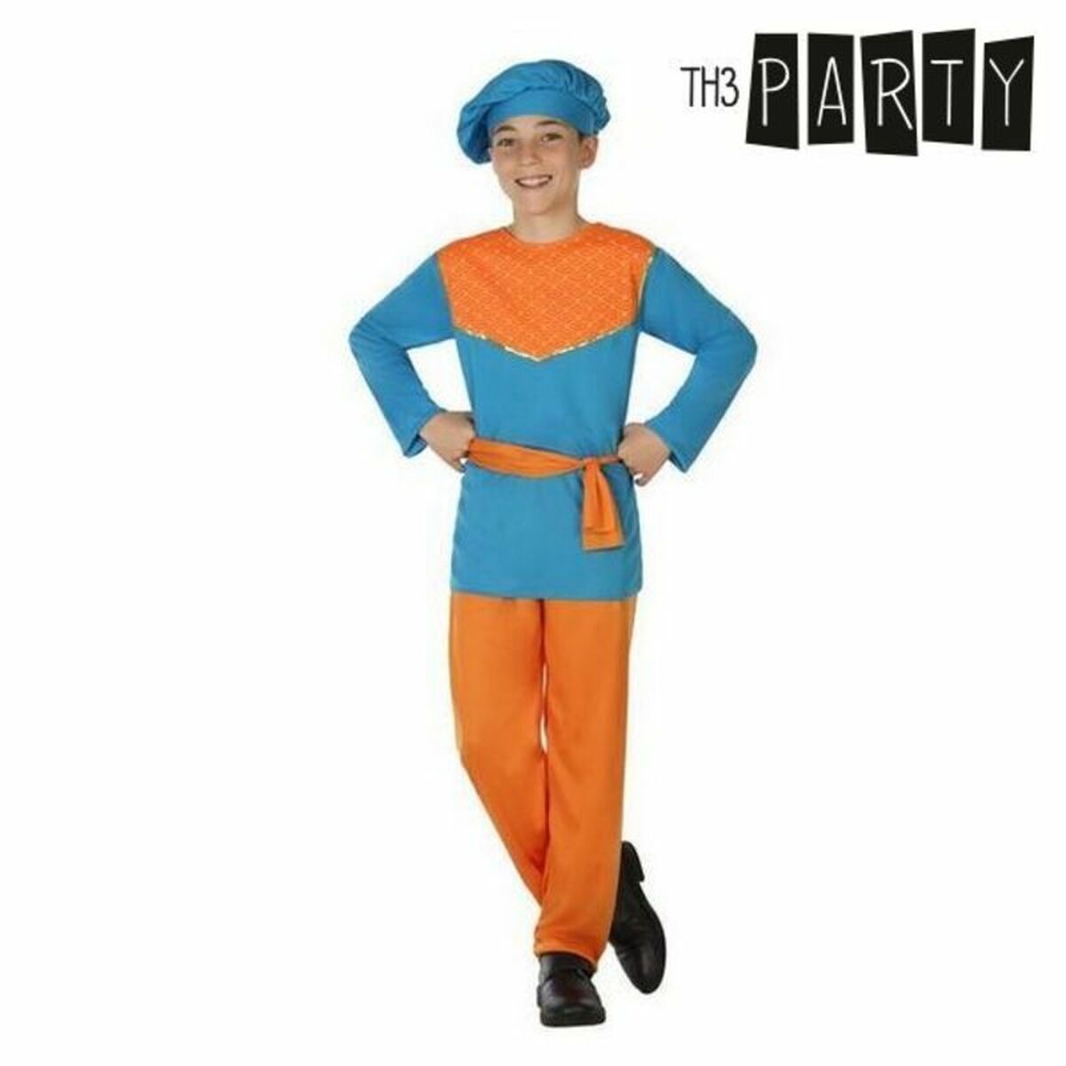 8422259315834_0_P03.jpg Costume per Bambini Paggio Azzurro 4 pcs Taglia 7-9 Anni - immagine 1
