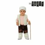 Costume per Neonati Bianco Natale Taglia 6-12 Mesi - immagine 5