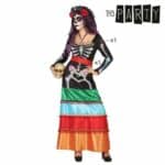 Costume per Adulti Th3 Party Multicolore Scheletro (2 Pezzi) Taglia XL - immagine 2