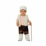 Costume per Neonati Bianco Natale Taglia 6-12 Mesi - immagine 2