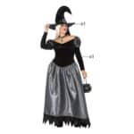 Costume per Adulti Strega Multicolore (2 Pezzi) (2 Unità) (2 pcs) Taglia XL - immagine 5