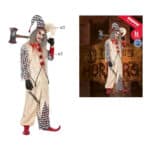 Costume per Adulti Multicolore Arlecchino Sanguinario Assassino (2 Pezzi) (2 pcs) Taglia XL - immagine 6