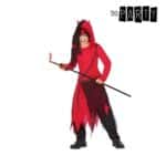 Costume per Bambini Demonio Rosso Nero 4 pcs Taglia 5-6 Anni