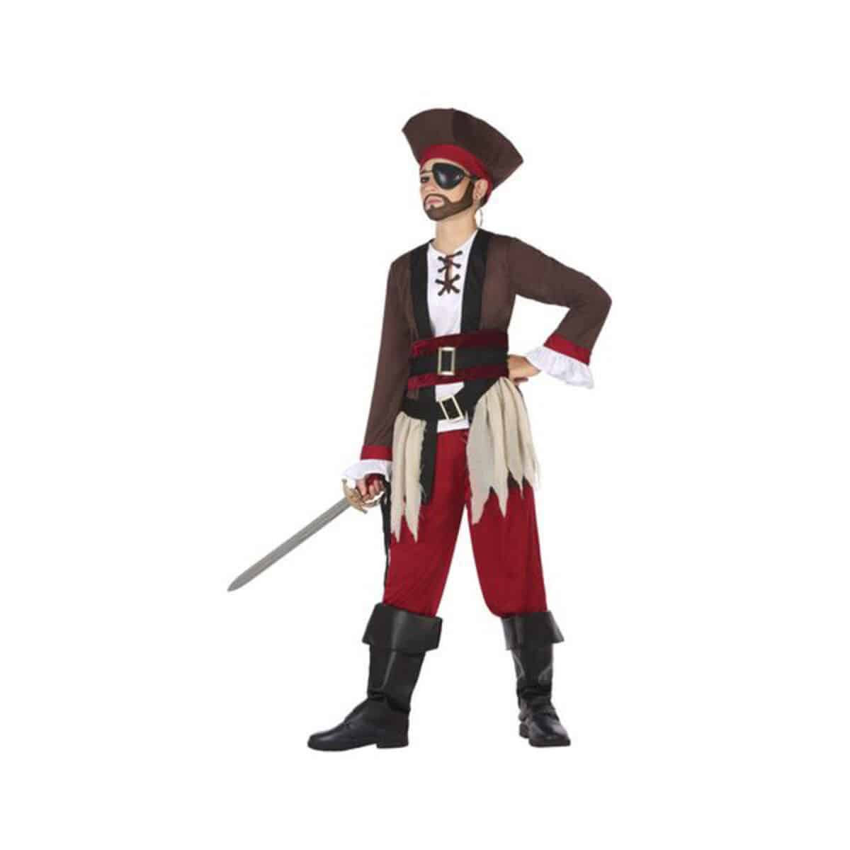 8422259569633_0_P02.jpg Costume per Bambini Multicolore Pirati (4 Pezzi) Taglia 10-12 Anni - immagine 1