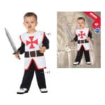 Costume per Neonati Multicolore Crociato (2 Pezzi) (2 pcs) Taglia 6-12 Mesi - immagine 4