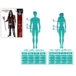 Costume per Adulti Multicolore (2 Pezzi) (2 Unità) Taglia XS/S - immagine 4