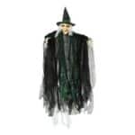 Festone a forma di Strega Nero (110 cm) - immagine 2