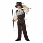 Costume per Bambini Steampunk Taglia 3-4 Anni - immagine 4