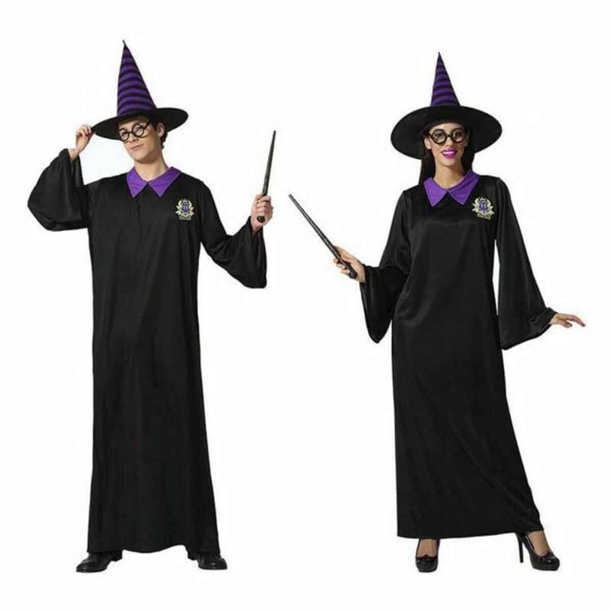 8422259663188_00_P03.jpg Costume per Adulti Nero Fantasia (2 Pezzi) Taglia M/L - immagine 1