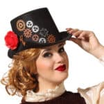 Cappello Steampunk Nero