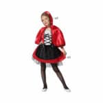 Costume per Bambini Rosso Cappuccetto Rosso Fantasia Taglia 10-12 Anni - immagine 2