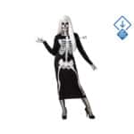 Costume per Adulti Nero Scheletro M/L - immagine 2