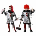 Costume per Bambini Grigio Pagliaccio Taglia 7-9 Anni - immagine 3