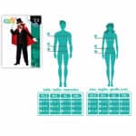 Costume per Adulti Mago Taglia XS/S - immagine 4