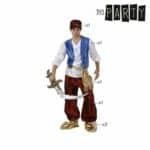Costume per Adulti Th3 Party Pirati Multicolore XL (5 Unità) Taglia M/L - immagine 4