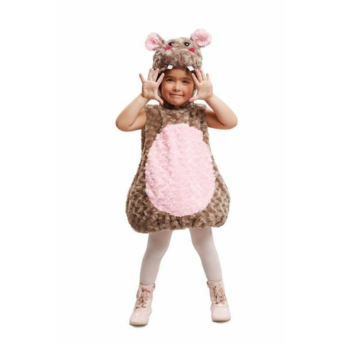 8435408234375_S2418667_P22.jpg Costume per Bambini My Other Me Ippopotamo 3-4 Anni Marrone (2 Pezzi) - immagine 1