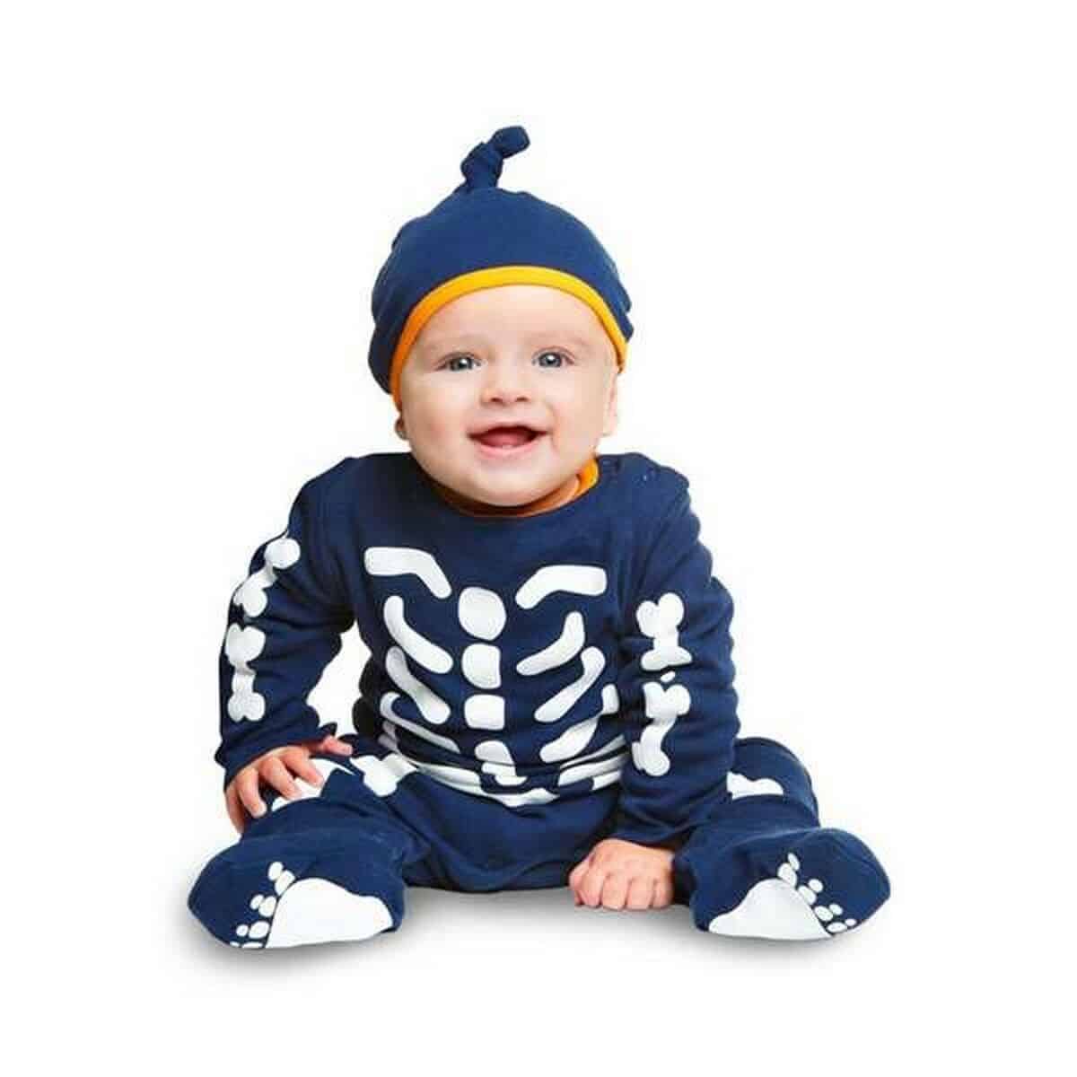 8435408239752_00_WBG4.jpg Costume per Bambini My Other Me Scheletro (2 Pezzi) Taglia 1-2 anni - immagine 1