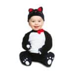 Costume per Neonati My Other Me Nero Gatto Taglia 7-12 Mesi