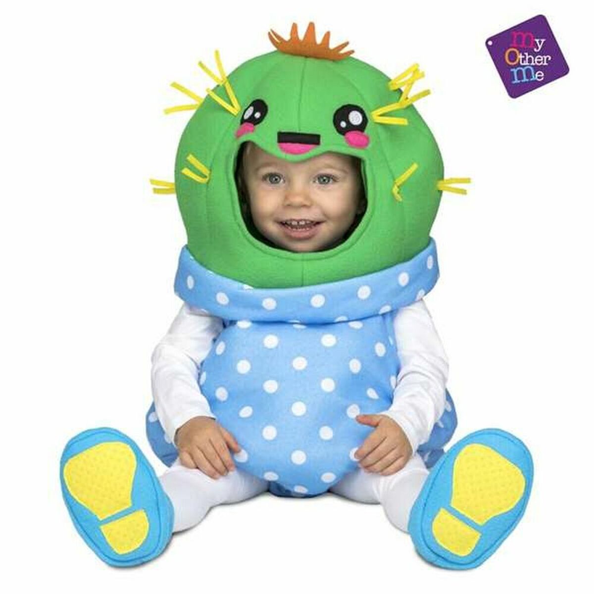 8435408251037_S2419411_P03.jpg Costume per Neonati My Other Me Baloon Cactus Taglia 1-2 anni - immagine 1