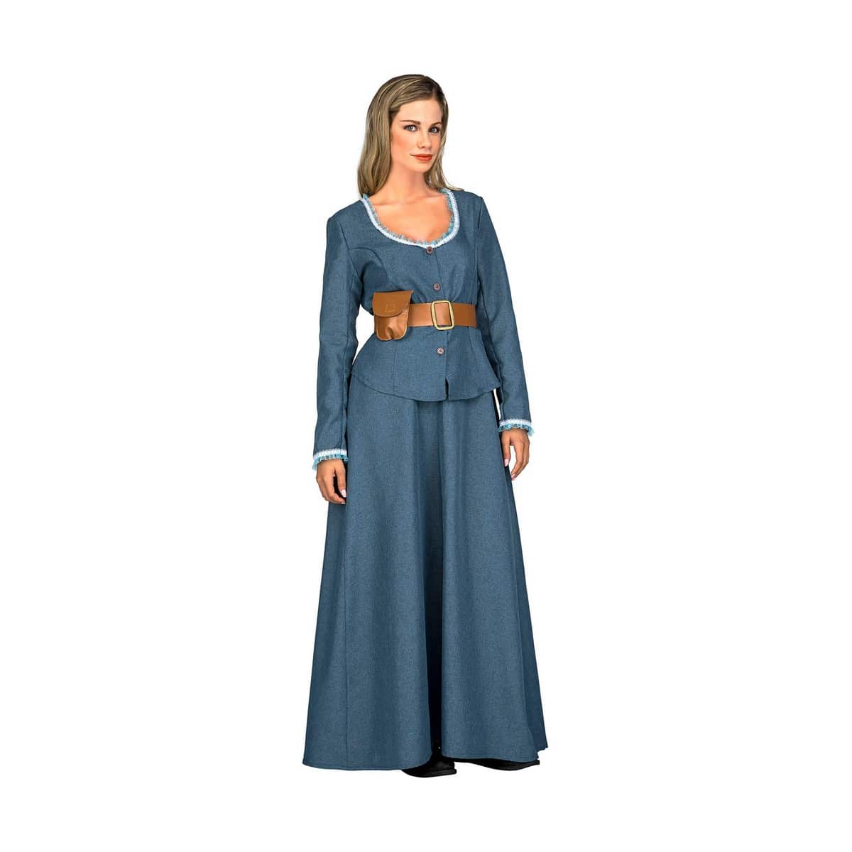 8435408251334_R0_WBG4.jpg Costume per Adulti My Other Me Western Girl Azzurro M/L - immagine 1