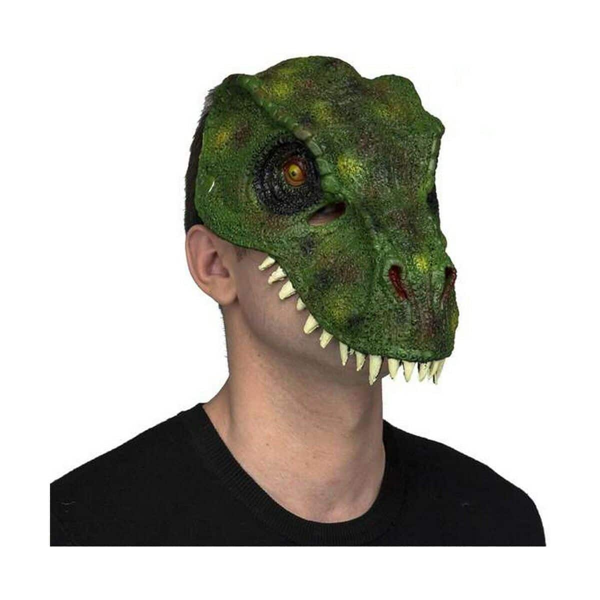 8435408255585_P0-v_13.jpg Maschera My Other Me Verde Taglia unica Dinosauro - immagine 1