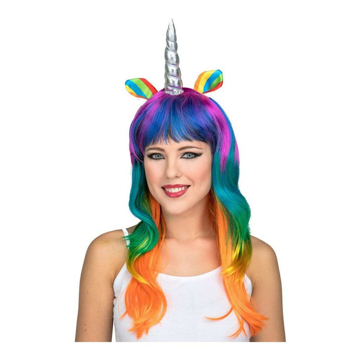 8435408255912_R0_WBG3.jpg Parrucca My Other Me Multicolore Unicorno - immagine 1