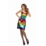 Costume per Adulti My Other Me Vestito Arcobaleno Taglia M/L - immagine 2