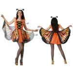 Costume per Adulti Arancio Farfalla Taglia M/L