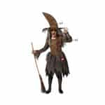 Costume per Bambini Verde Strega (2 Pezzi) Taglia 3-4 Anni