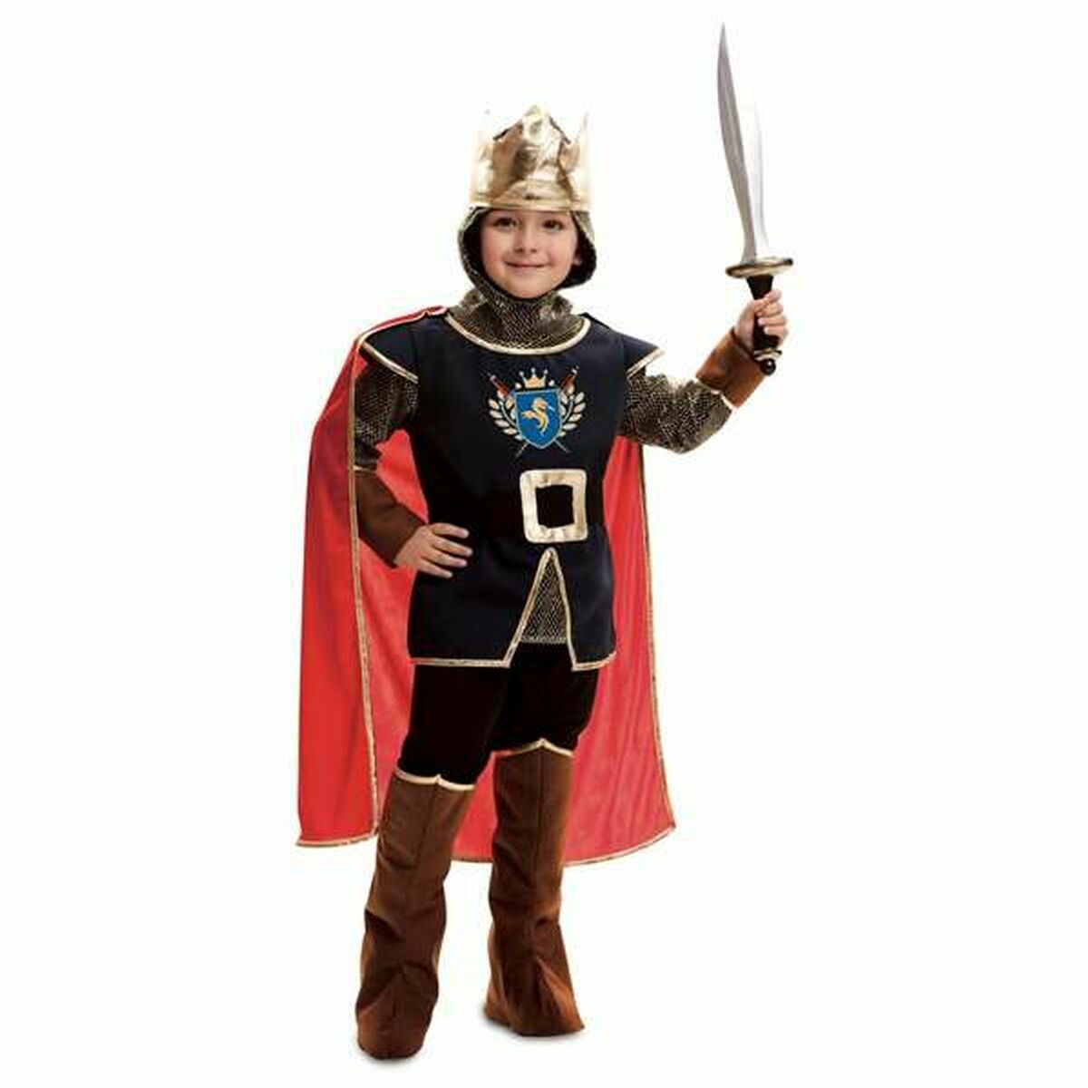 8435408220279_S2430402_P22.jpg Costume per Bambini My Other Me Cavaliere Medievale (7 Pezzi) Taglia 3-4 Anni - immagine 1