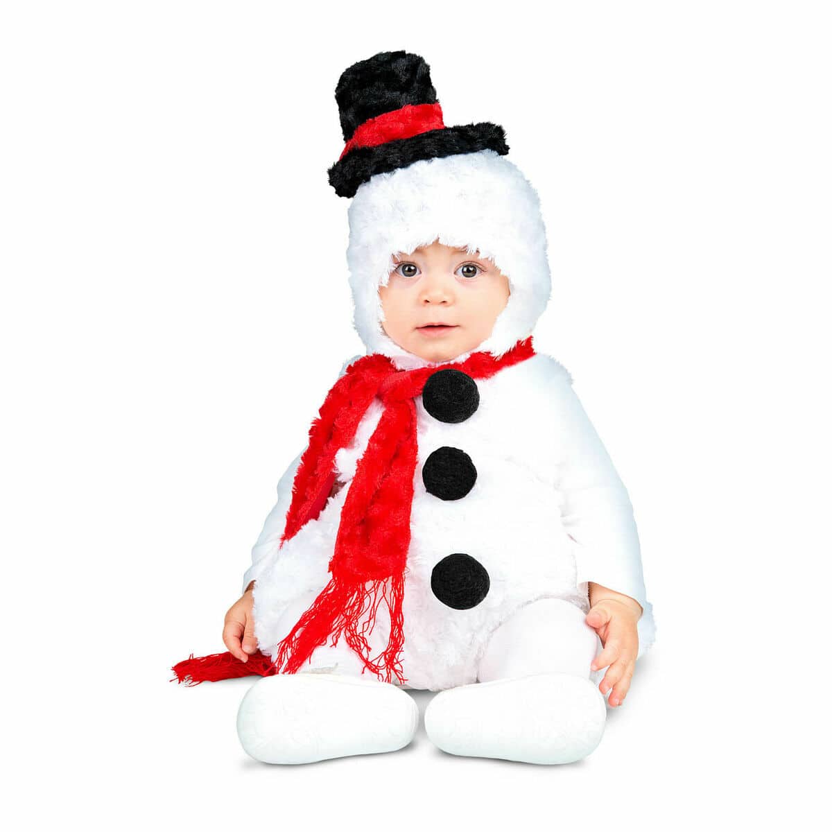 8435408224208_S8606805_P02.jpg Costume per Bambini My Other Me Pupazzo di Neve 1-2 anni (3 Pezzi) Taglia 1-2 anni - immagine 1