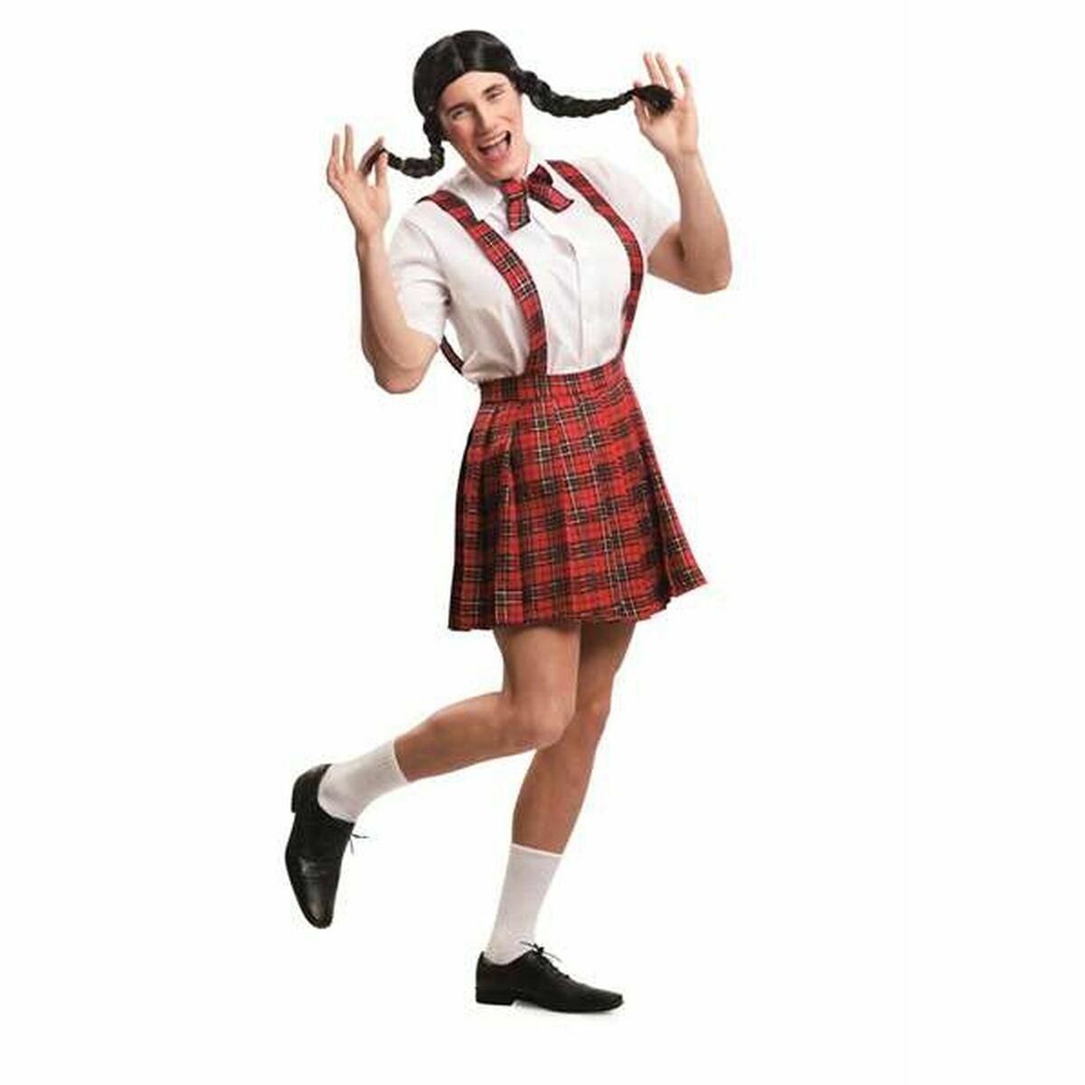 8435408232272_S2429022_P01.jpg Costume per Adulti My Other Me Uomo Scolaretta 3 Pezzi Taglia M/L - immagine 1