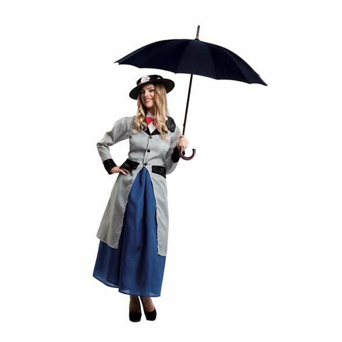 8435408232470_S2429023_P10.jpg Costume per Adulti My Other Me Mary Poppins 4 Pezzi Grigio Taglia M/L - immagine 1