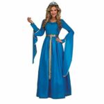 Costume per Adulti My Other Me Azzurro Principessa Medievale 2 Pezzi Taglia M/L